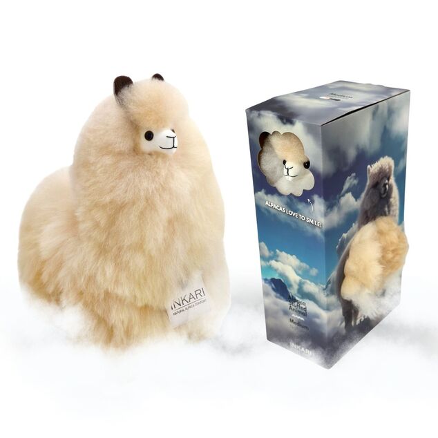 INKARI Plyšová hračka Alpaca Medium Blond 32cm