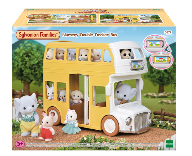 Sylvanian Families Двуетажен училищен автобус