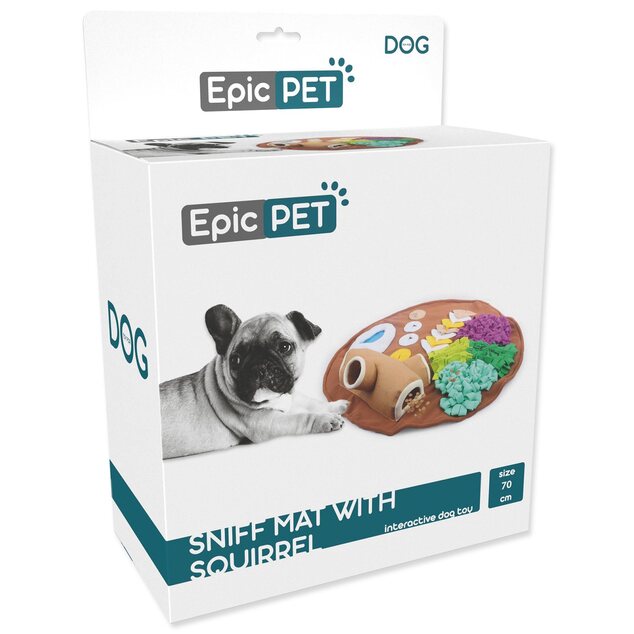 Hračka Epic Pet Sniff mat podložka čuchacia s veveričkou 70cm