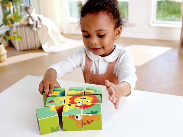 Hape Divje živali Blok Puzzle