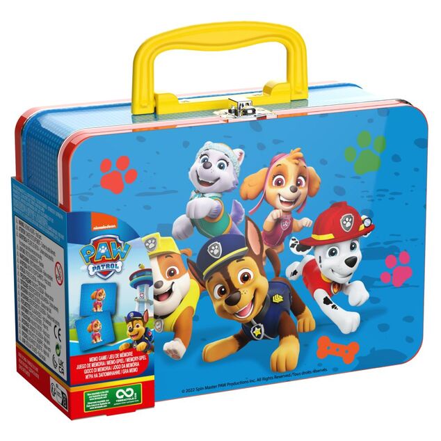 Spin Master Games Paw Patrol Pexeso v plechovom kufríku