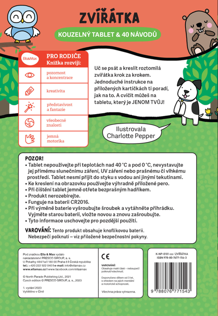 Kouzelný tablet &amp; 40 návodů – Zvířátka