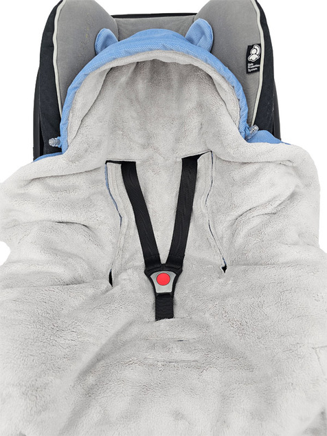EKO Fußsack für Autositz Blau