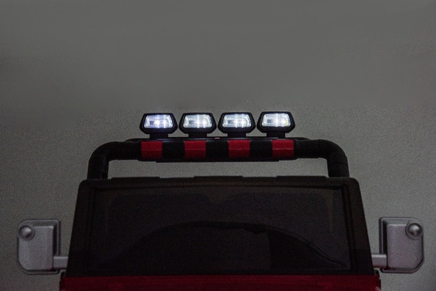 Elektrické autíčko Toyota FJ Cruiser XXL s pohonom 4x4, licencované (Dvojmiestne), biele,