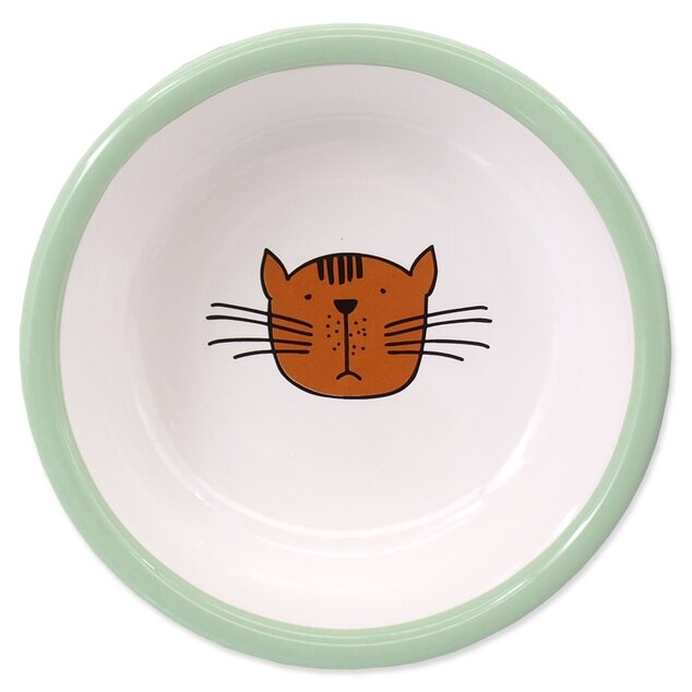 Miska Magic Cat keramická mačacia labka zelená 13x5cm 330ml