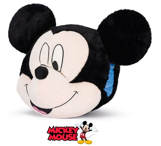 Cozy Noxxiez HW771 Mickey Mouse- wärmendes Plüschkissen 3 in 1