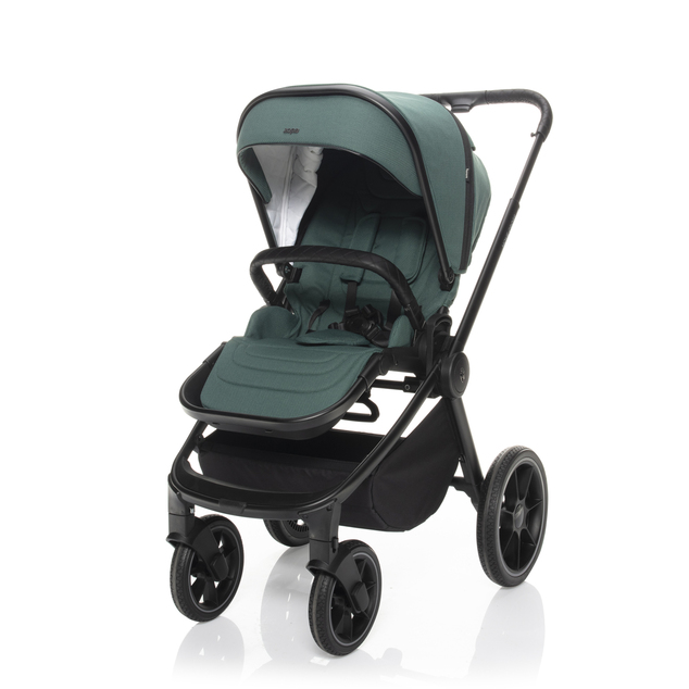 MOVE Cross 2 Kinderwagen + XL Tragetasche kostenlos, Antique Green/Black