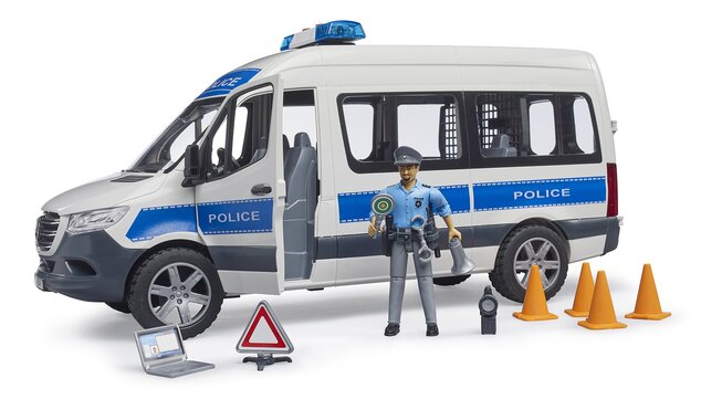 Bruder 2683 MB Sprinter Polícia so svetlami a zvukom