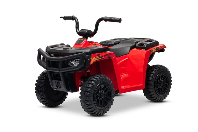 Licencovaná elektrická štvorkolka Arctic Cat 12V so zadným pohonom, červená, LED svetlá, L