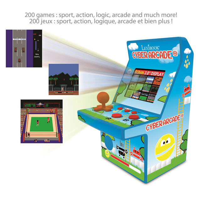Lexibook Herná konzola Cyber Arcade 2,8" - 200 hier