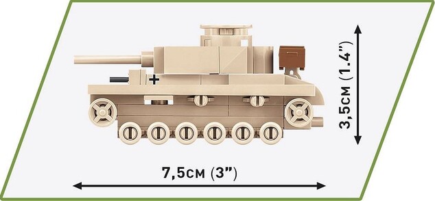 Cobi Panzer III Ausf L, 1:72, 80 k