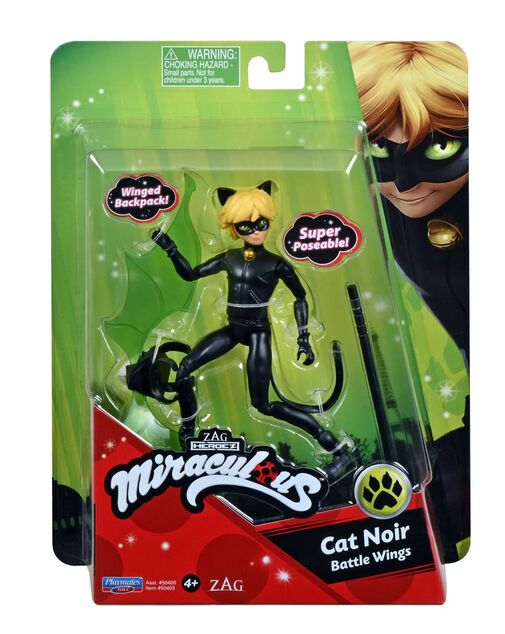 Miraculous: Coccinella e Gatto Nero: Figurina Gatto Nero