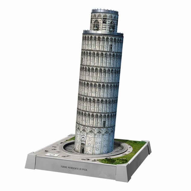 Ravensburger Iconics: Šikmá veža v Pise (Nočná edícia)
