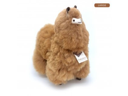 INKARI Плюшена играчка Алпака Large Hazelnut 50cm