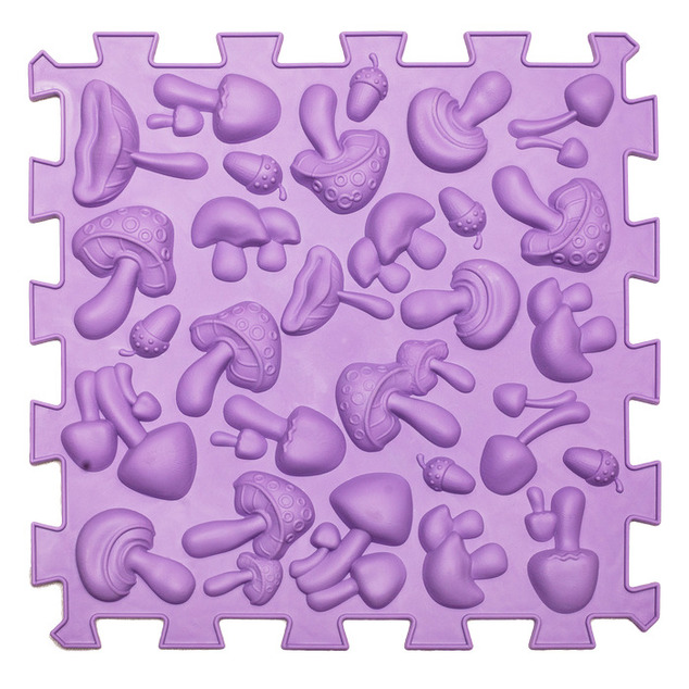 Ortek Masážna podložka Puzzle Mix Pastel 10 prvkov
