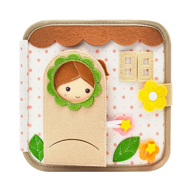 2Kids Toys Libro sensoriale busy Casa con bambola