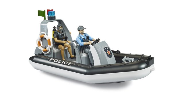 Bruder Policajný čln s blikajúcim svetlom