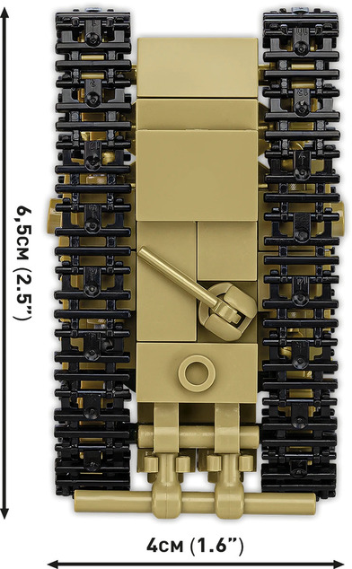 Cobi 2680 II WW GOLIATH лек носач на товар, Варшавско въстание, 1:28, 311 к, 2 ф