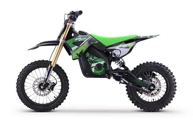 Motocross elettrico per bambini e adolescenti Beneo Motors Falcon verde - 1600W
