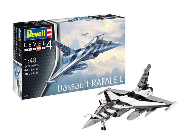 Plastik ModelKit Flugzeug 03901 - Dassault Rafale C (1:48)