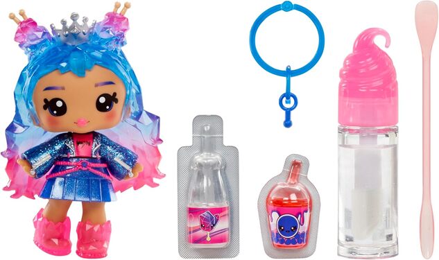 Yummiland Kleine Puppe mit Lipgloss, Serie 2 - Roxie Crystal Candy