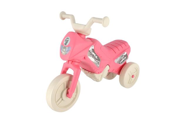 Bicicletta senza pedali Enduro Yupee rosa pastello piccola altezza del sedile 26cm capacità fino a 2
