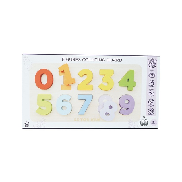 Le Toy Van Petilou Puzzle de inserare cu numere