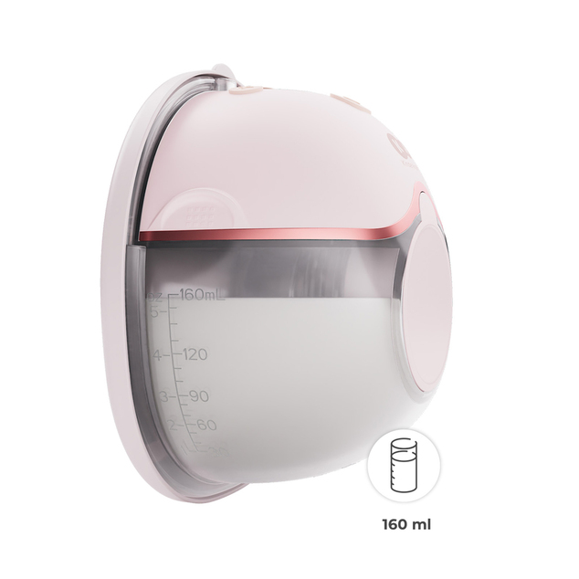 KINDERKRAFT Extractor de leche materna Single Hands-free Mamaflow Pink