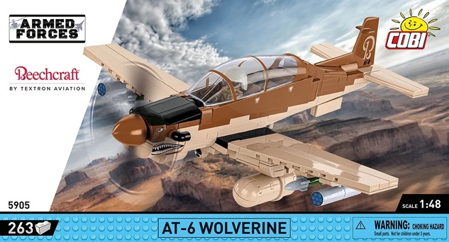 Cobi Armed Forces AT-6 Wolverine (Beechcraft), 1:48, 262 k