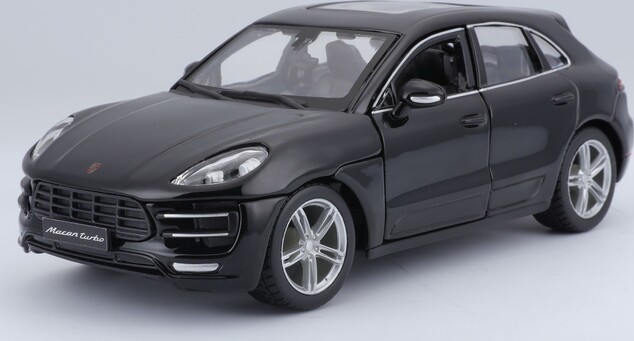 Bburago 1:24 Plus Porsche Macan Schwarz