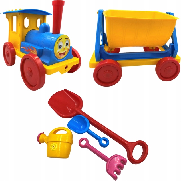 Doloni Zug mit einem Waggon und Sandset 67cm