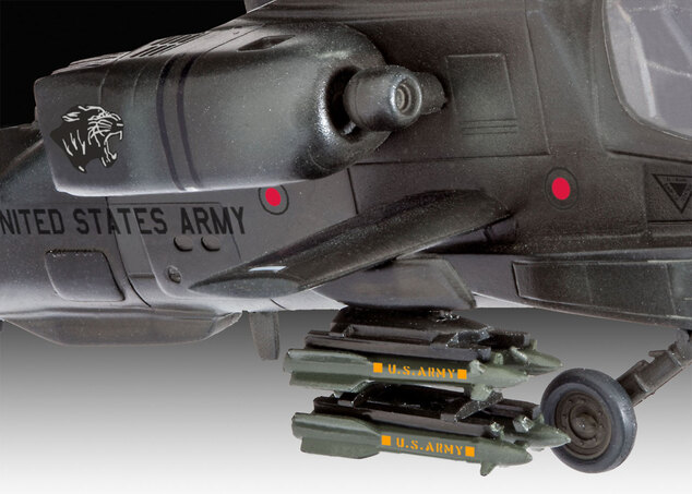 Plastic ModelKit vrtulník 04985 - AH-64A Apache (1:100)