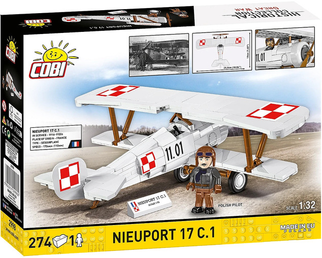 Cobi 2998 Great War - Nieuport 17 C.1 110 H.P. (PL), 1:32, 273k