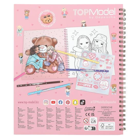Top Model Omaľovánka Colouring Book, Candy, Talita &amp; medvedík