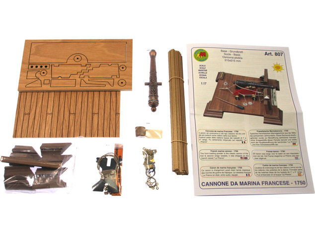 Mantua Model Francúzsky kanón 1:17 kit