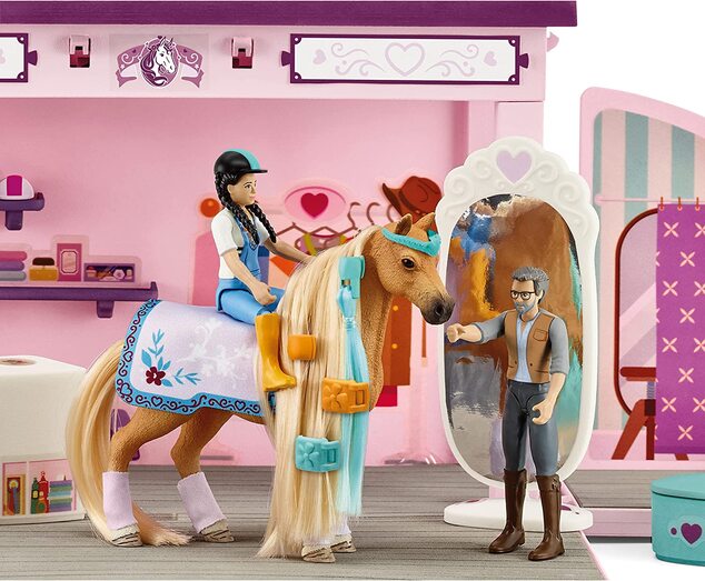 Schleich Mobilný butik pre kone