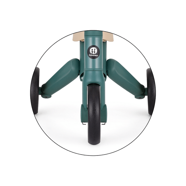 PETITE&amp;MARS Tricycle multifonction 4 en 1 Drift Misty Green
