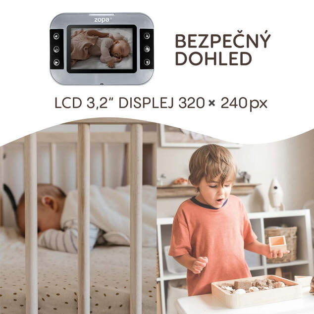 Monitor de video digital Static, Grey