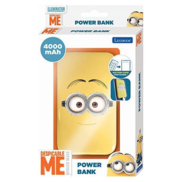 Lexibook Power banka 4 000 mAh s prísavkami Minions