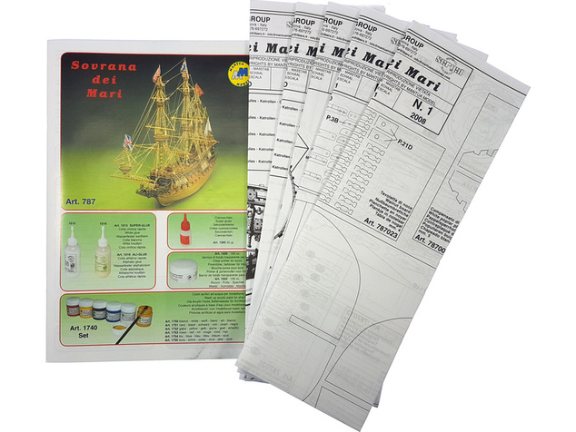Mantua Model Sovereign of the Seas 1:78 kit
