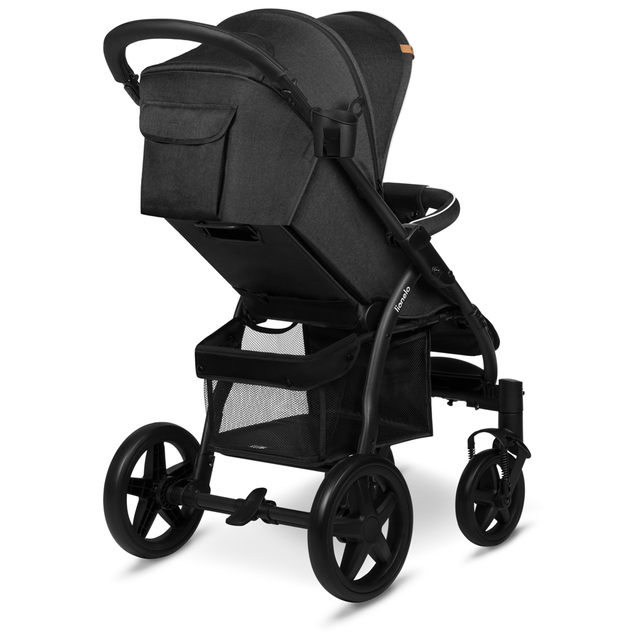 Lionelo Kočík športový Annet Plus Black Carbon