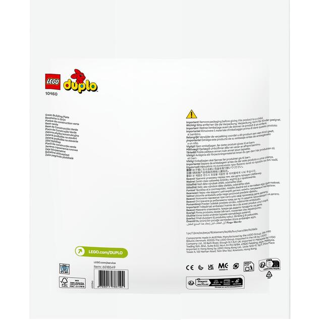 LEGO® DUPLO® 10460 Zelená podložka na stavanie
