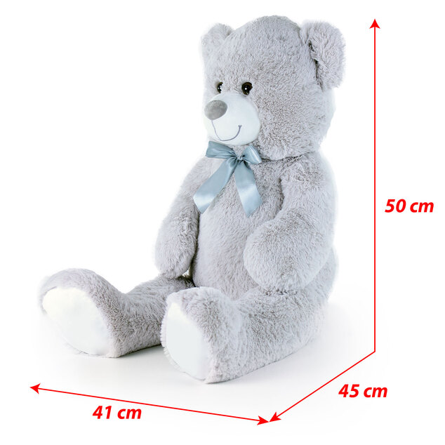 Veliki plišasti medved Hugo z oznako 80 cm