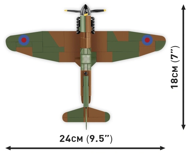 Cobi II WW Supermarine Spitfire Mk. I N3200 (WM), 1:48, 146 k