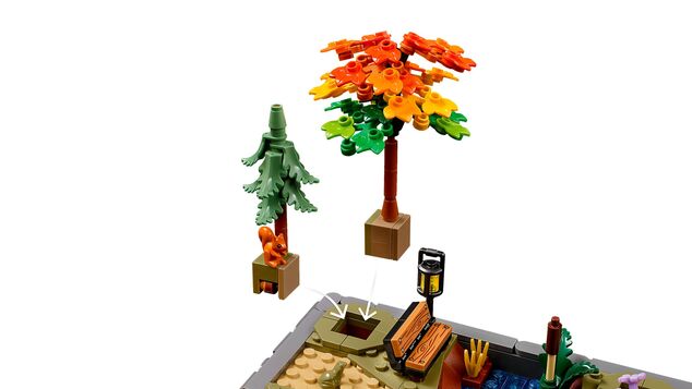 LEGO® Icons 11372 Chata a jesenná záhrada