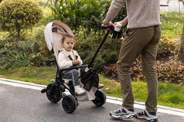 QPLAY Tříkolka Nova Max 5v1 Black, 10-72 měsíců