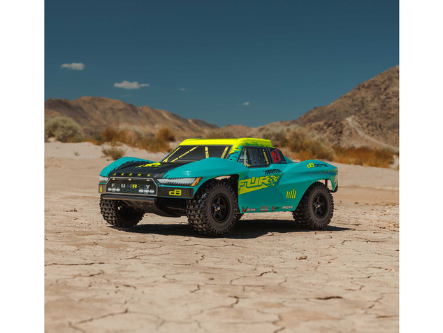 Arrma Fury 223S BLX 2WD 1:10 RTR DSC modrá