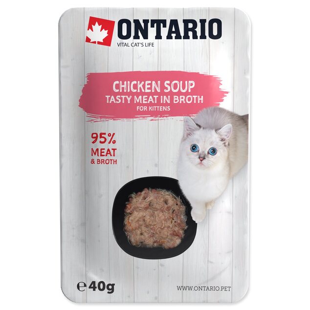 Polievka Ontario Kitten kura 40g