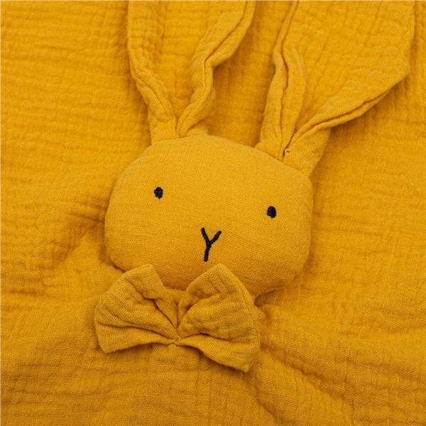 Муселиново одеялце New Baby Rabbit горчица