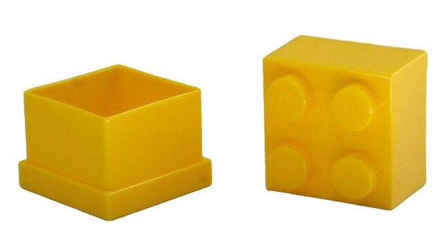 LEGO® Minibox 4 - Gelb 46 x 46 x 43 mm